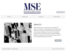 Tablet Screenshot of mselaw.com